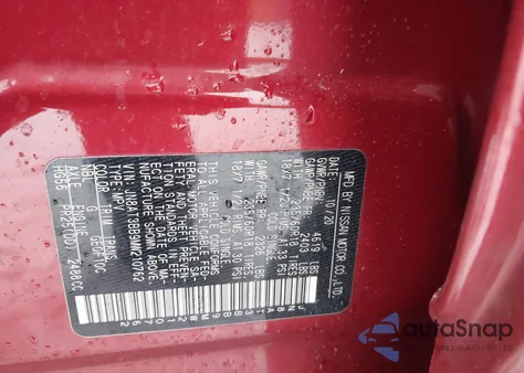 2021 Nissan Rogue Sv Intelligent Awd z USA, uszkodzony, nr VIN JN8AT3BB9MW210762